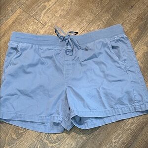 Orvis Women's Cotton‎ Shorts Blue Size XL Elastic Drawstring